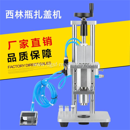 Pure Pneumatic Amp Bottle Capping And Sealing Machine WT-80ZX
